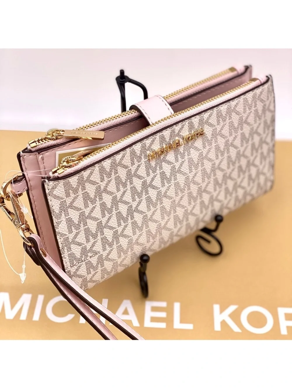 Michael Kors Double Zip Wallet Wristlet